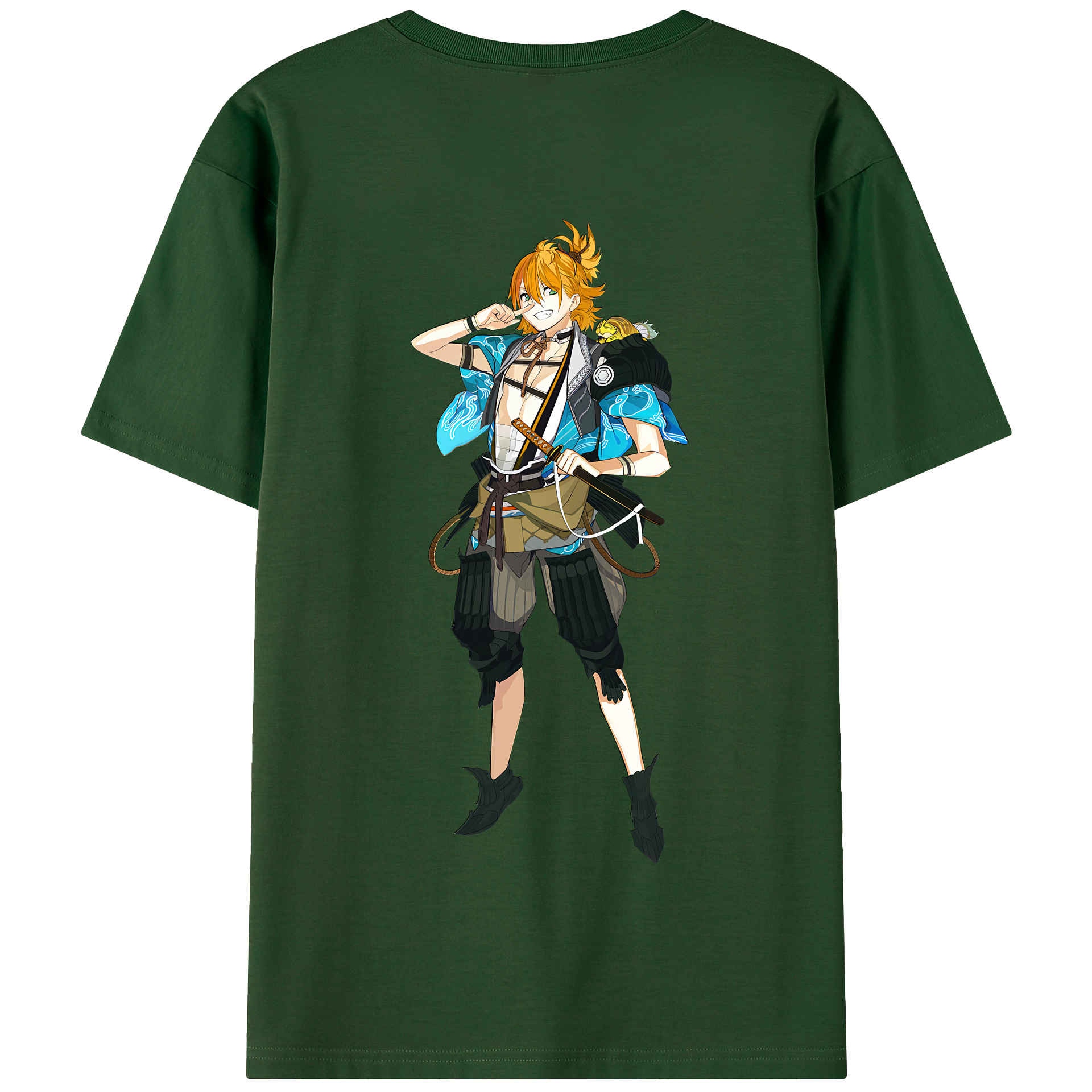（画像用） 刀剣乱舞 Touken Ranbu 綿100％半袖Tシャツ（背面プリント）